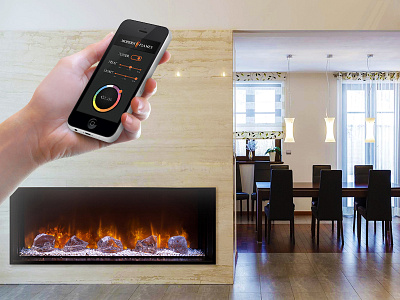 Modern Flames App app flames home modern prototype ui ux