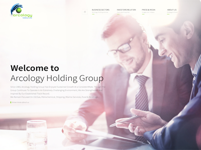 Corporate layout design dubai layout ui web