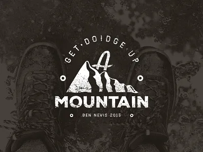 G.D.U.M - Finished charity climbing grunge logo rough treking vintage walking