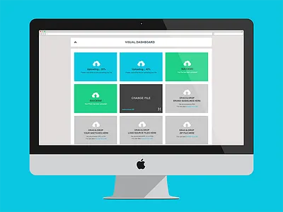 SimplSend Concept app business drag and drop file share file sharing flat design interface landing page send startup ui upload