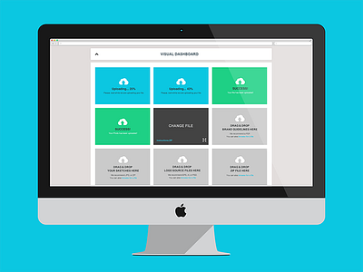 SimplSend Concept app business drag and drop file share file sharing flat design interface landing page send startup ui upload