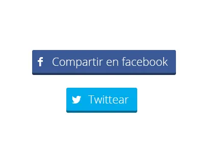 Share buttons buttons facebook interface share twitter ui web