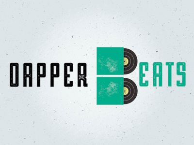 Dapper Beats dj logo music record records