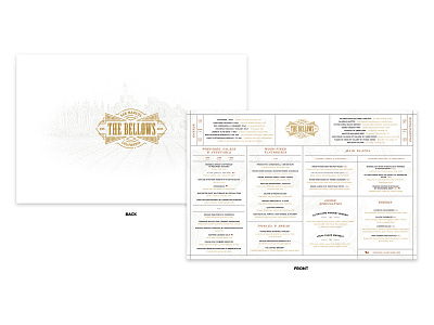 BSM Food Menu food menu design restaurant san diego