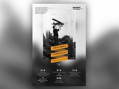 Studio for Interrelated Media Poster art celebration event massachusetts massart mit science sim