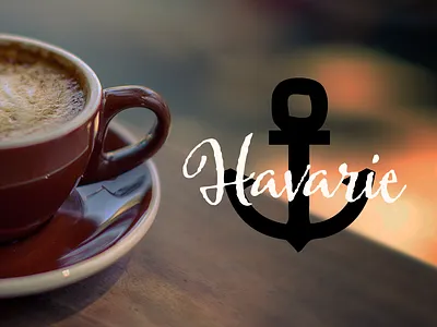 Havarie logo type typography