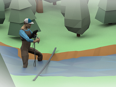 Water Conservation Monitoring Illustration