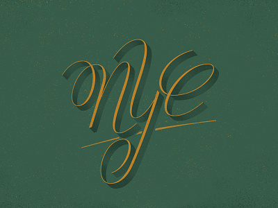 NYC hand lettering lettering new york city nyc photoshop postcardproject script typography vector