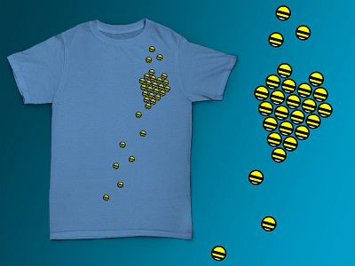 Dribbble Manchester Competition 2 Entry (DribbbleMCR logo Remix) bees dribblemcr manchester t shirt