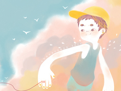 promise cloud cute illustration painting