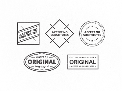 Various Seals approved badge circle clothing original patch quality rectangle seal square