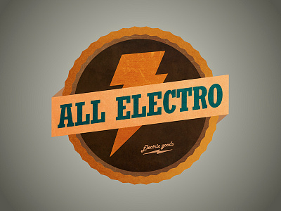 .logo for "All Electro" all electro allelectro branding debut electric electro first graphic design graphicdesign logo logotype