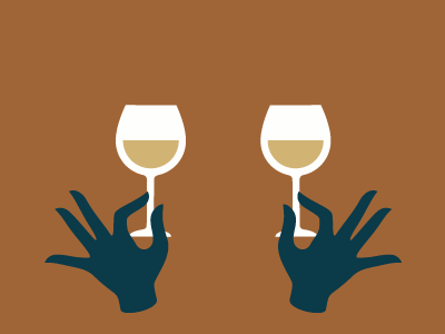 Salute! branding color good times illustration salute type wine