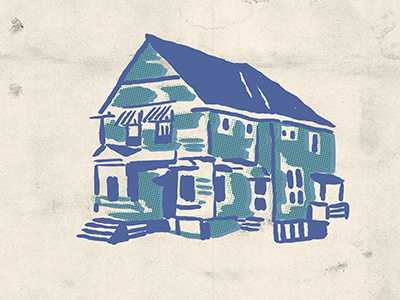 house illo alex despain house illustration