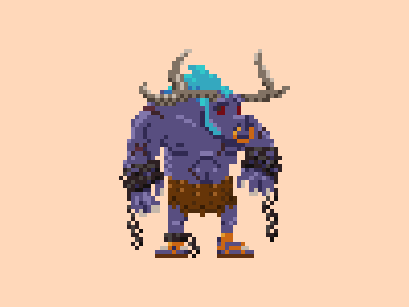 Pixel Alistar alistar gif league of legends pixel pixel art