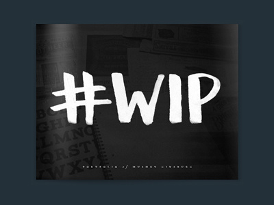 I feel like a constant WIP black and white hand lettering handlettering portfolio sharpie wip work in progress