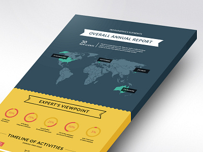 Infographic Elements data diagram icon infographic infographics pie statistics template vector visual