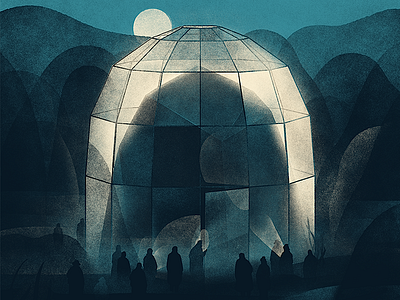 Object WIP construction dark drawing illustration night object personal texture