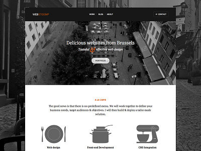 Webstoemp Homepage design jekyll web websdesign