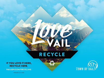 Love Vail Recycling campaign climate colorado recycling vail