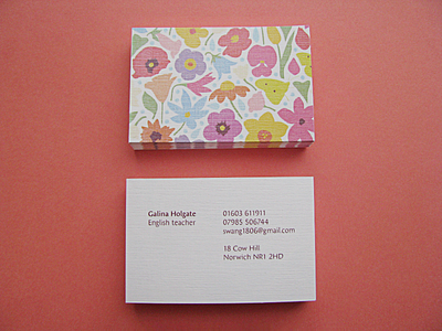 Business Cards linen