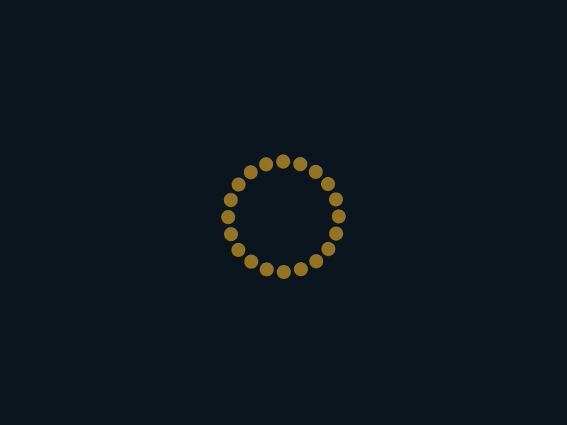 Dots Animation #1 (wip) animation css dots gif velocity.js