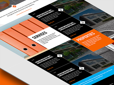 Property Consultants corporate grids interface mobile responsive ui ui design user interface ux web design website