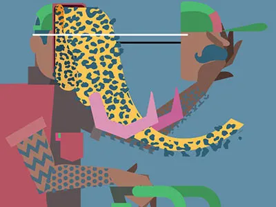 Tropikal & Cool 5panelhat animal animal tropikal camisa elephant illustration ilustracion mustache shit tropikal