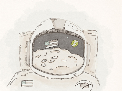 A is for Armstrong alphabet armstrong footprint landing moon space