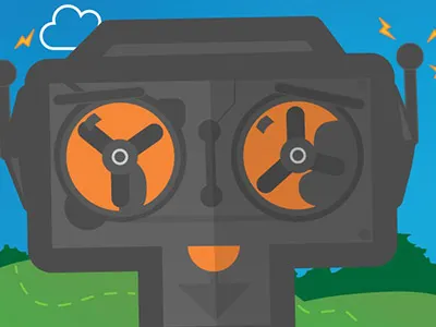 Robot head robot weather