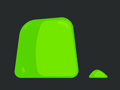 Flubber blob flubber movie rubber slime vector