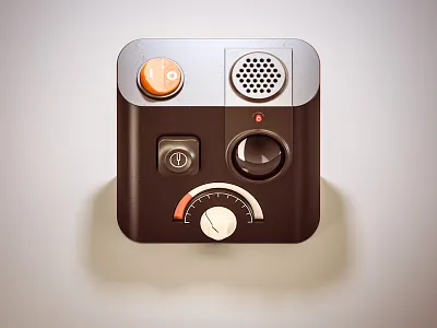 Theremin I/O Web Icon 3d c4d icon iphone music theremin