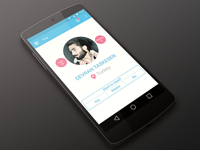 Social app (Play Screen) android lollipop pakistan social app ui ux