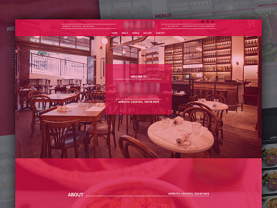 Restaurant landing page header hero area landing landing page menu restaurant slider ui