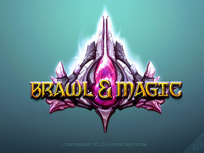 Bam Logo art branding concept design fantasy game art logo medieval punchev