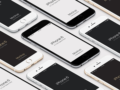 iPhone 6 Psd Isometric 6 iphone psd