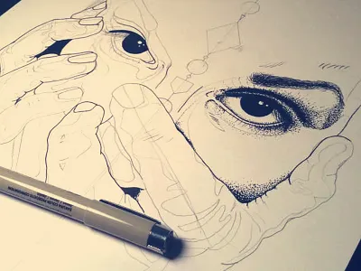 Seizures//Illustrations poster cosmic drawing eyes face figure hands illustration music poster rock poster show poster wip