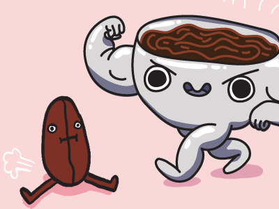 Espresso Buddies art coffee cute drawing espresso illustration