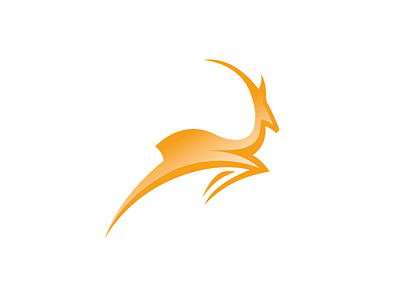 Pronghorn Running animal antelope identity logo pronghorn antelope running trail running
