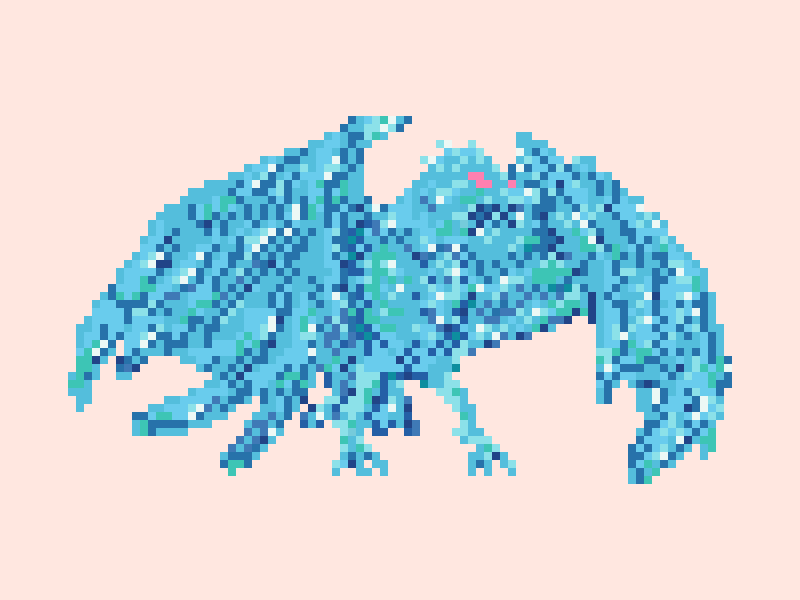 Pixel Anivia anivia gif league of legends pixel pixel art