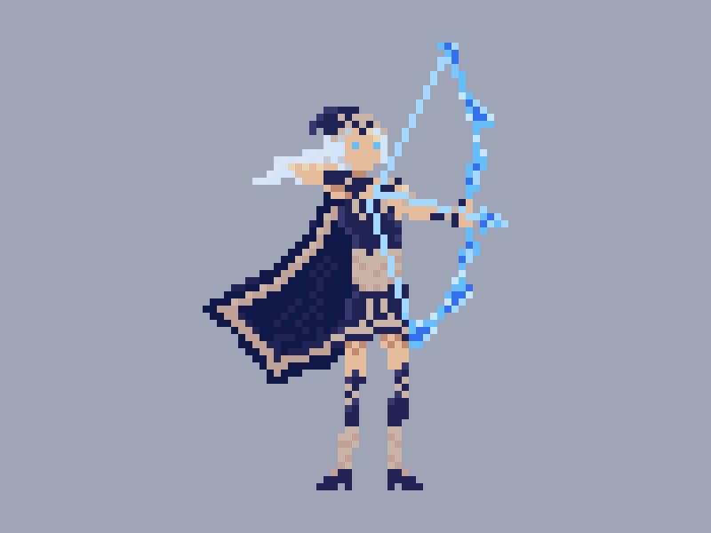 Pixel Ashe ashe gif league of legends pixel pixel art