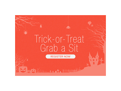 Halloween Email Promo banner email promo fall halloween marketing trick or treat