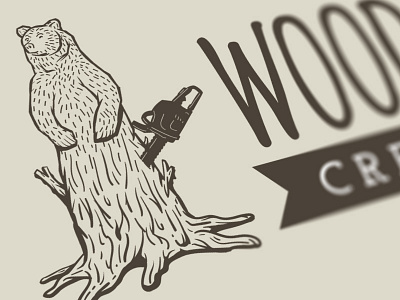 Wood Life Creations - Branding Progress art branding carving chainsaw identity rustic southern stump tree wood woodworking