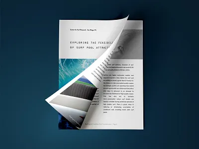 WL1 brochure magazine mockup research surfing