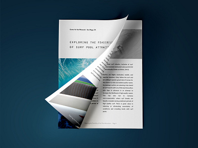 WL1 brochure magazine mockup research surfing