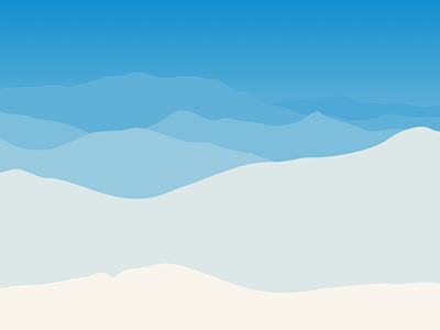 Mountains illustration minimal mountains