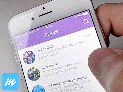 Search animation prototype animation interaction ios iphone iphone app marvel mobile search ui ux
