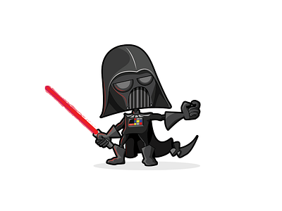 Vader black darth illustration illustrator red sith star wars vader