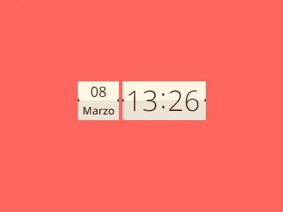 Time & Date calendar date day flat flat design hour time ui watch
