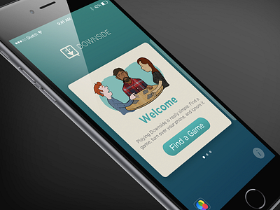 Downside Sneak Peak app design game illustration ios